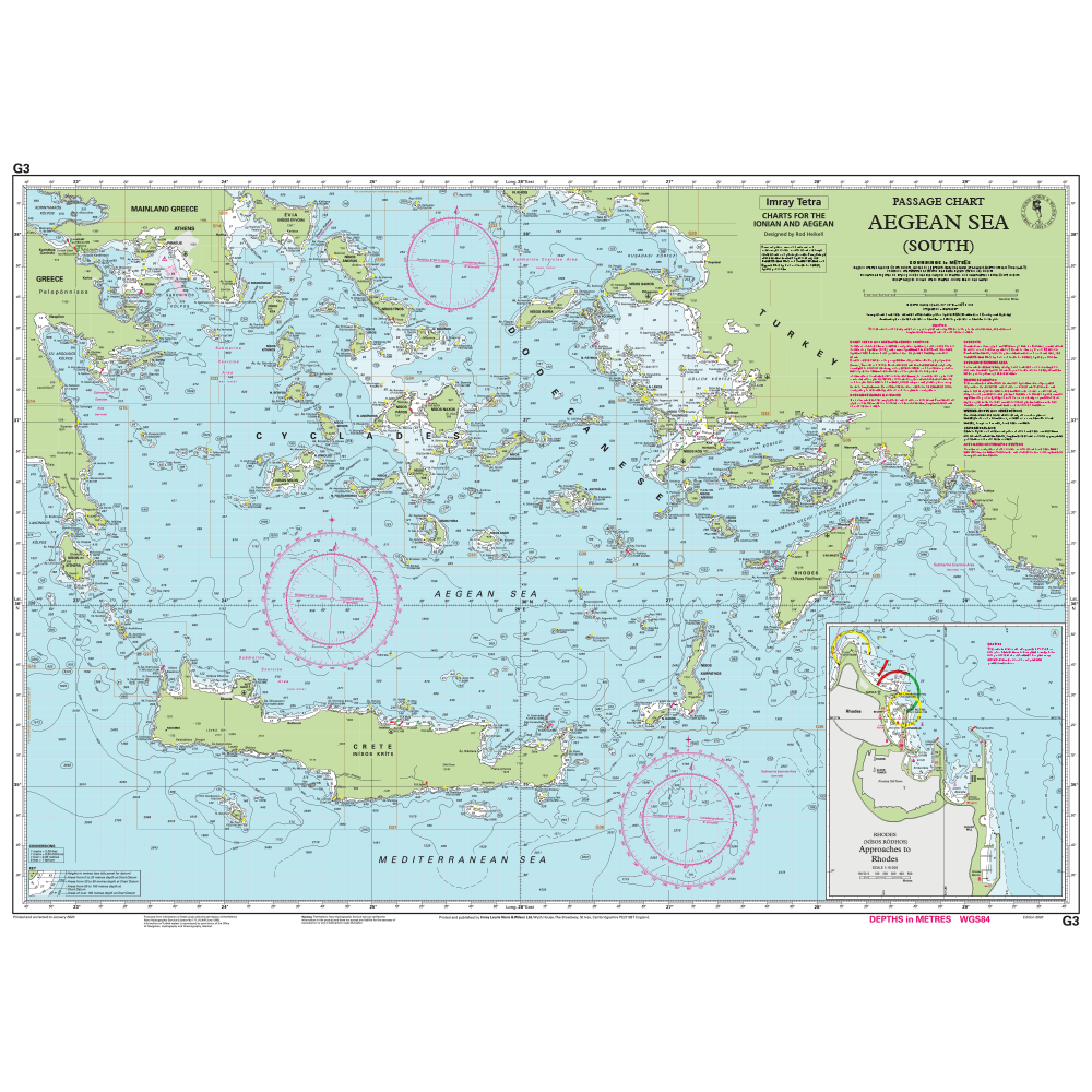 G3 Aegean Sea South Chart